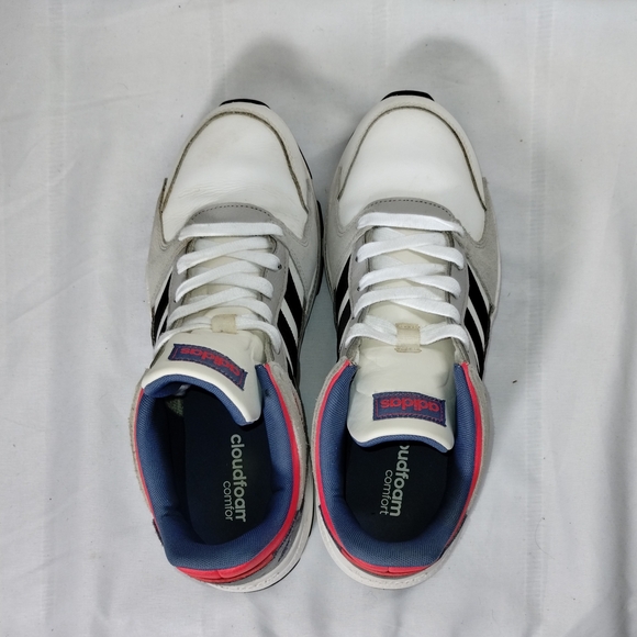 Adidas Crazy Chaos Athletic Shoes Men 10 Solar Red Gray Summer Fashion Sneakers - Picture 7 of 9